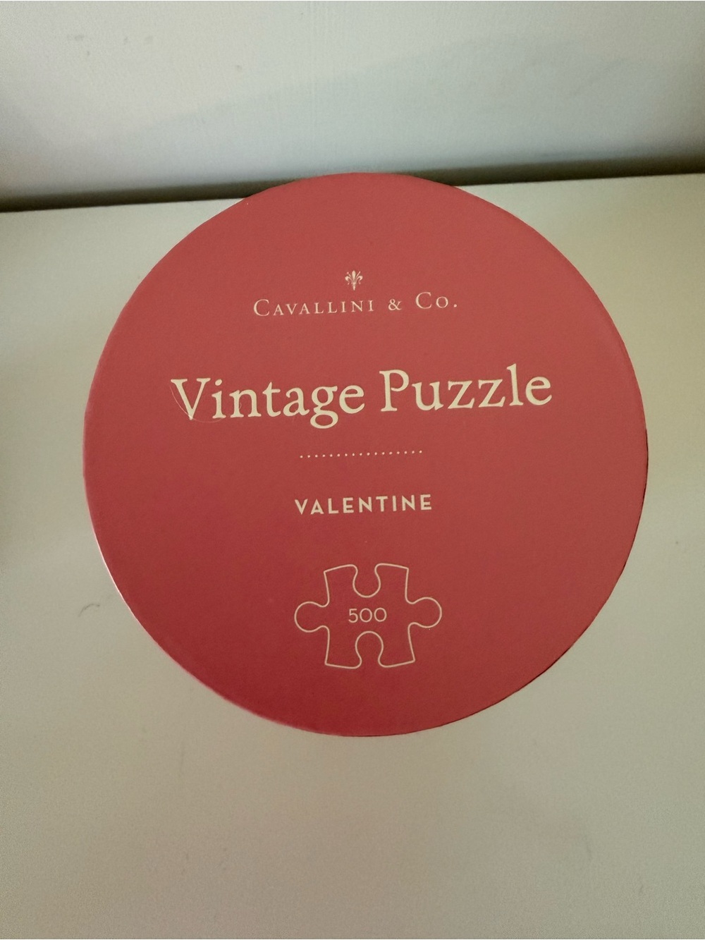 Cavallini & Co. Vintage Puzzle - Valentine (Red) - Picture 2 of 3